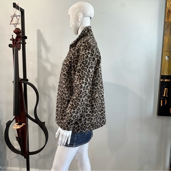 NWOT French Dressing Lightweight Leopard Print Jacket - Picture 6 of 16